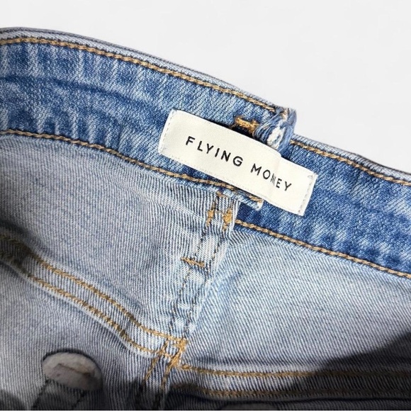 Flying Monkey High Rise Wide Leg Front Seam Jeans F5374M size 28 - Picture 2 of 6